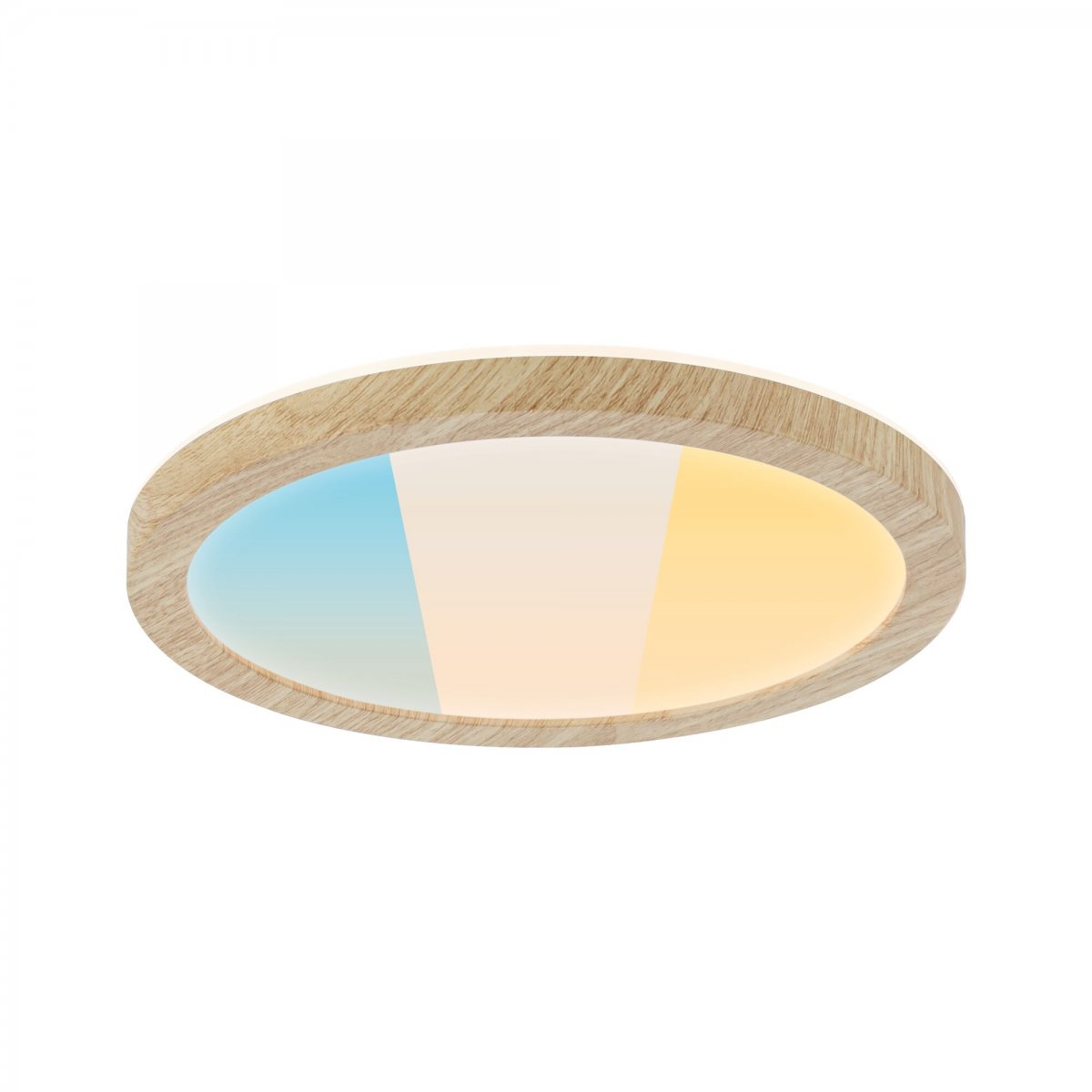 Paulmann 71272 LED Panel Atria Shine 190mm 3000-6500K Holzoptik IP44