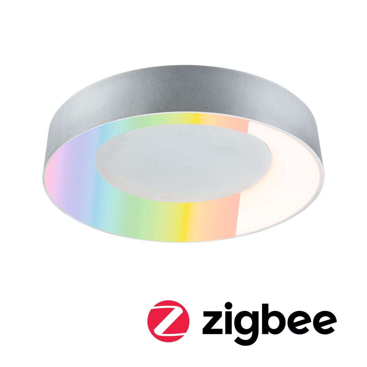 Paulmann 75415 Smart Home LED Deckenleuchte Casca Alu IP44 RGBW 40cm