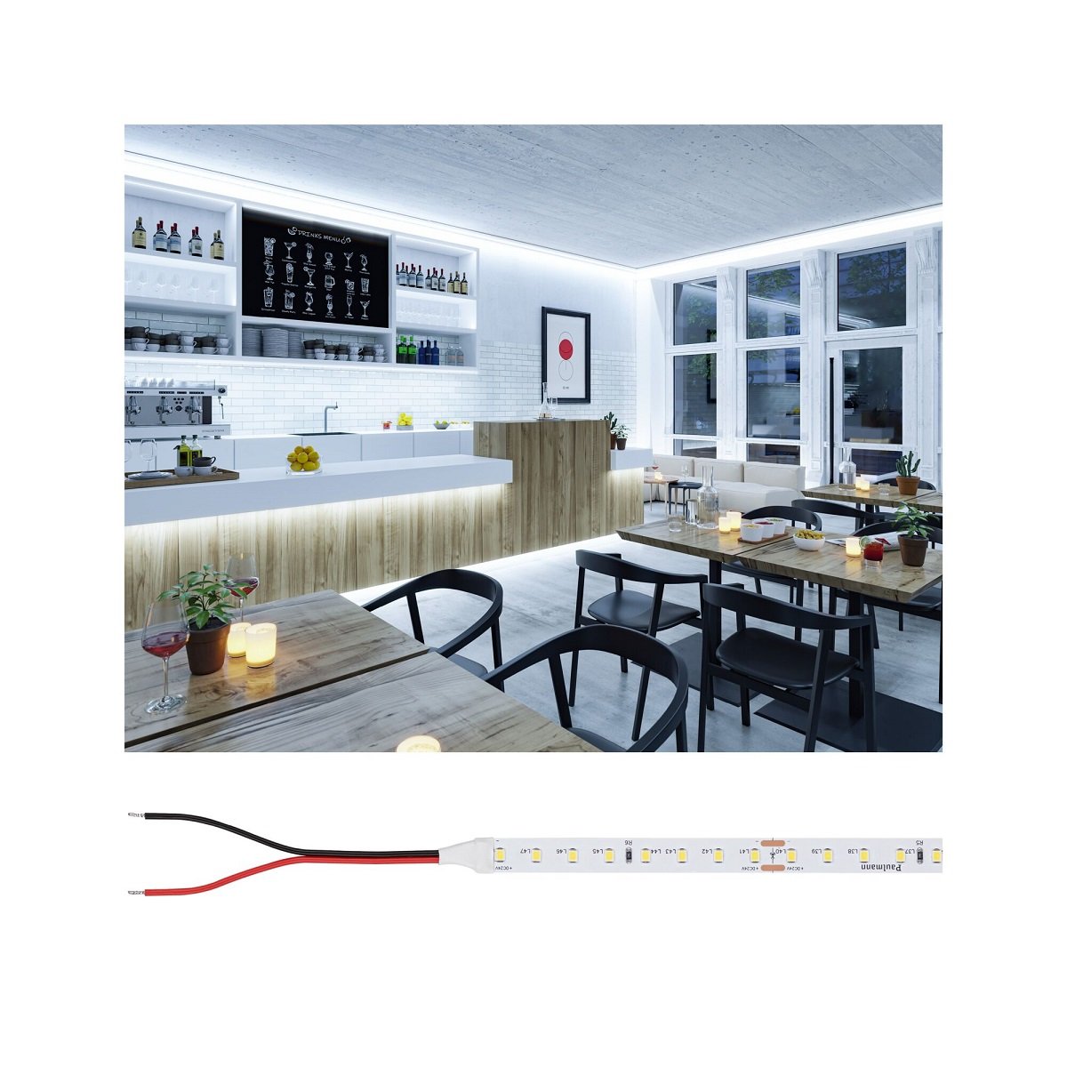 Paulmann 76019 Pro LED Strip Silver P75 865 6500K 24V 5m