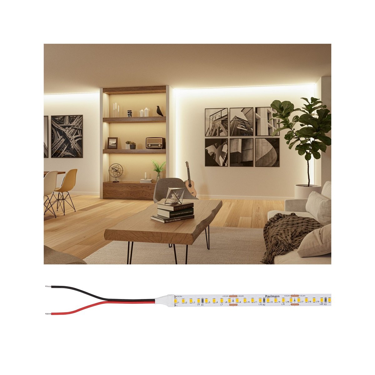 Paulmann 76021 Pro LED Strip Silver P150 827 2700K 24V 5m