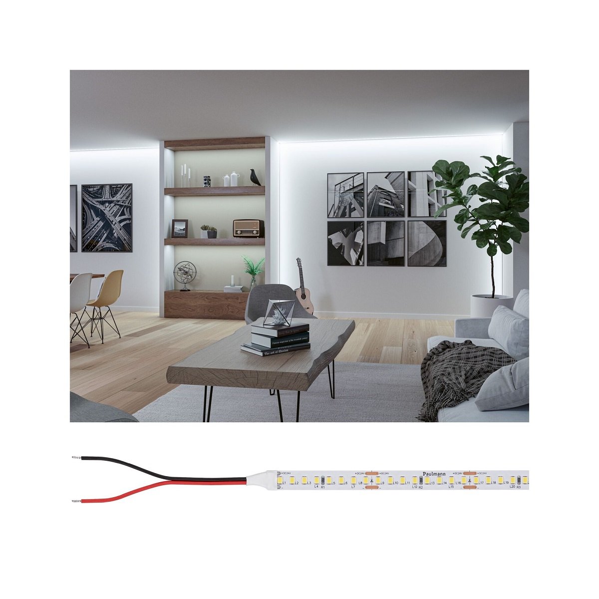 Paulmann 76024 Pro LED Strip Silver P150 865 6500K 24V 5m
