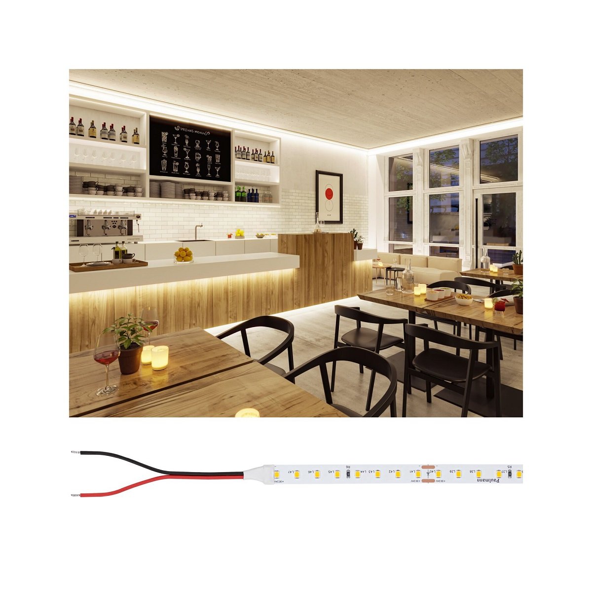 Paulmann 76025 Pro LED Strip Silver P75 827 2700K 24V 10m
