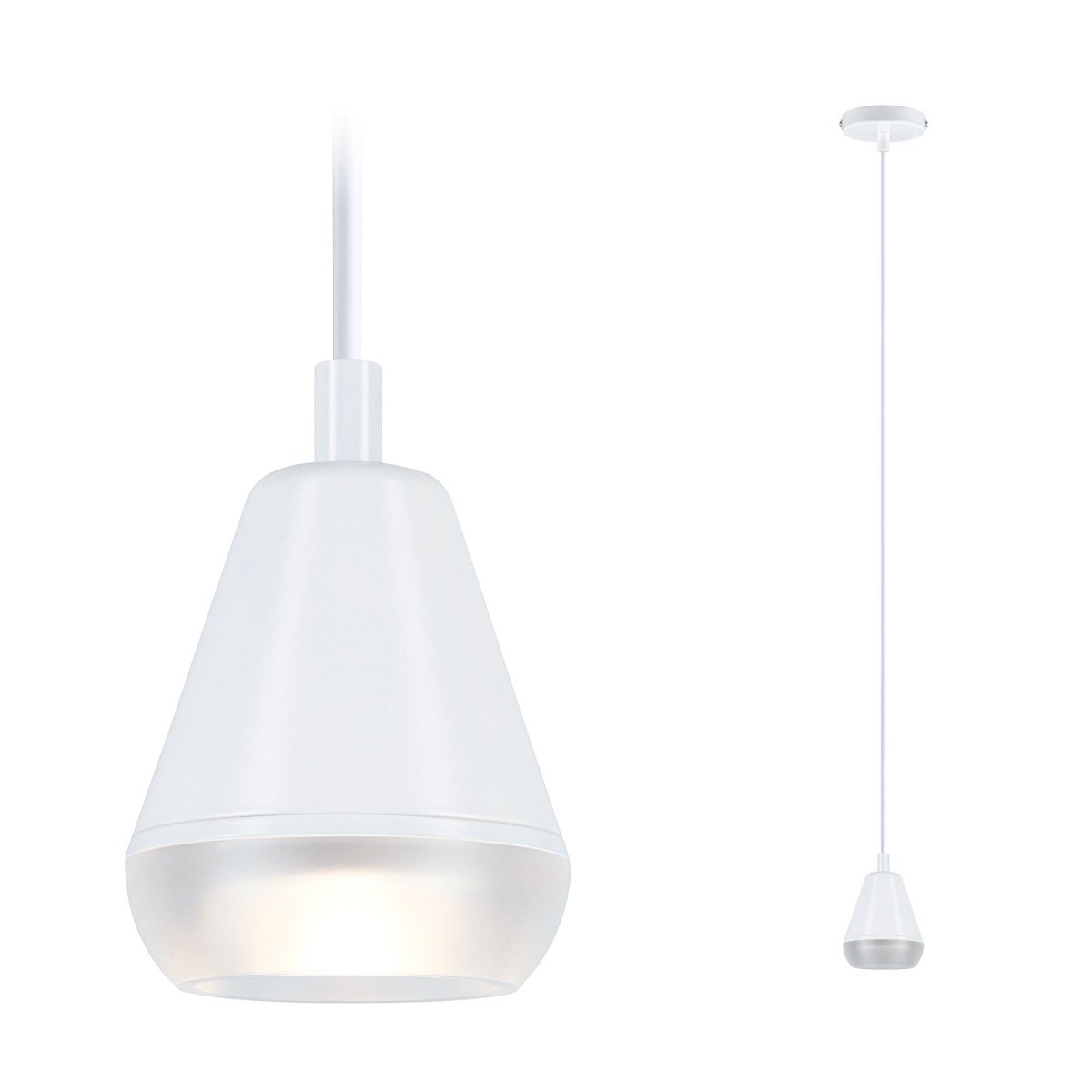 Paulmann 76991 Pendelleuchte Luia Satin Wei� GU10 max.10W IP44