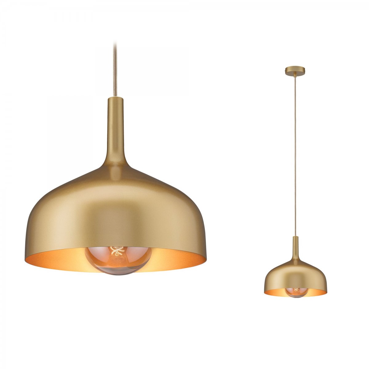 Paulmann 77066 Pendelleuchte Neordic Embla II Gold E27