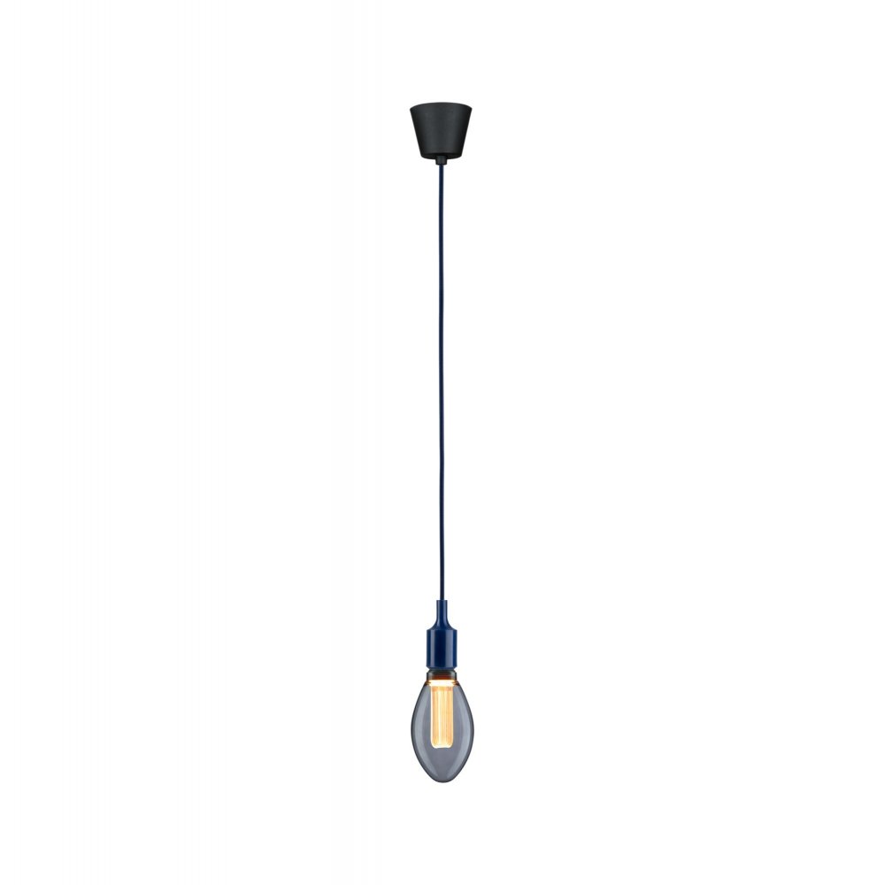 Paulmann 78430 Pendelleuchte Ketil E27 max. 60W Nachtblau --> Leuchten &  Lampen online kaufen im Shop