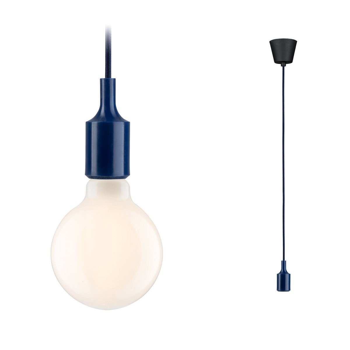 Paulmann 78430 Pendelleuchte Ketil E27 max. 60W Nachtblau --> Leuchten &  Lampen online kaufen im Shop