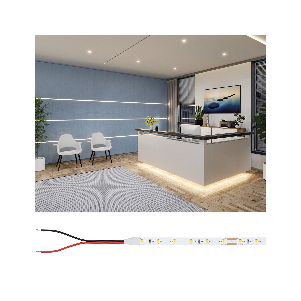 Paulmann 78439 Pro LED Strip Gold P25 930 3000K 24V 5m