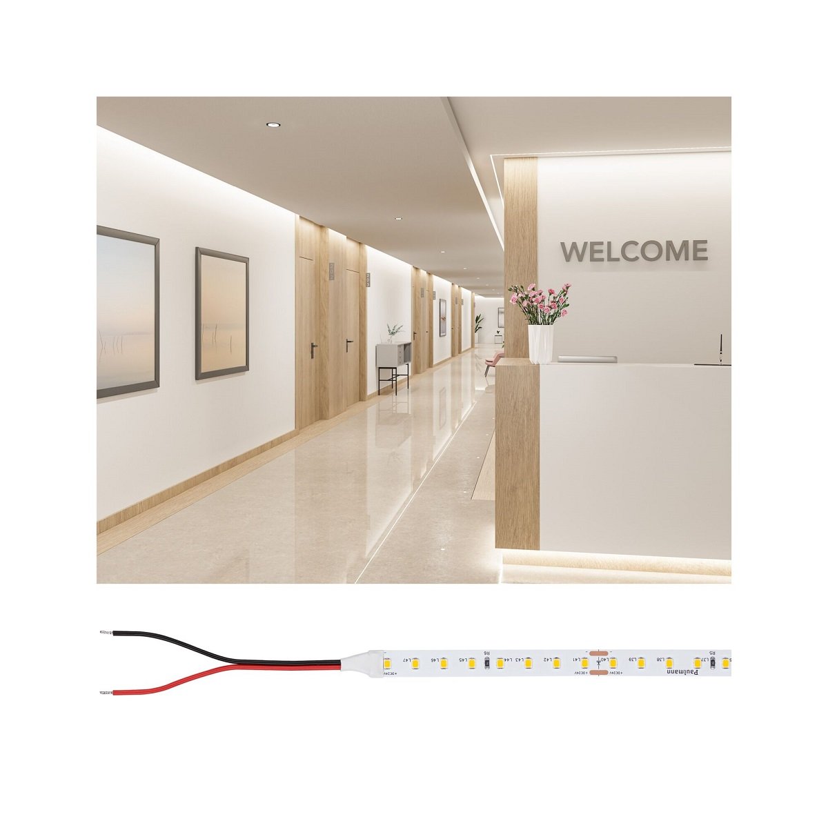 Paulmann 78449 Pro LED Strip Gold P75 927 2700K 24V 10m