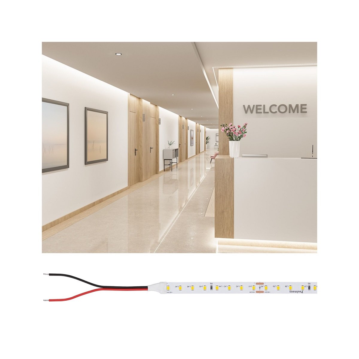 Paulmann 78450 Pro LED Strip Gold P75 930 3000K 24V 10m