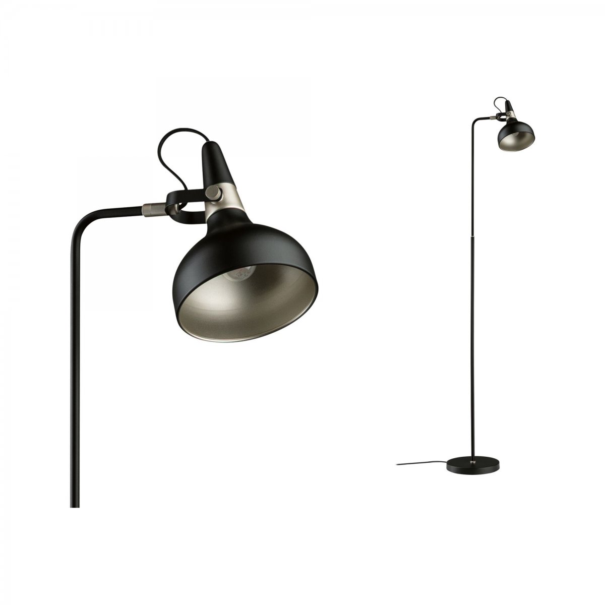Paulmann 78480 Stehleuchte Neordic Juna Champagner Schwarz E14