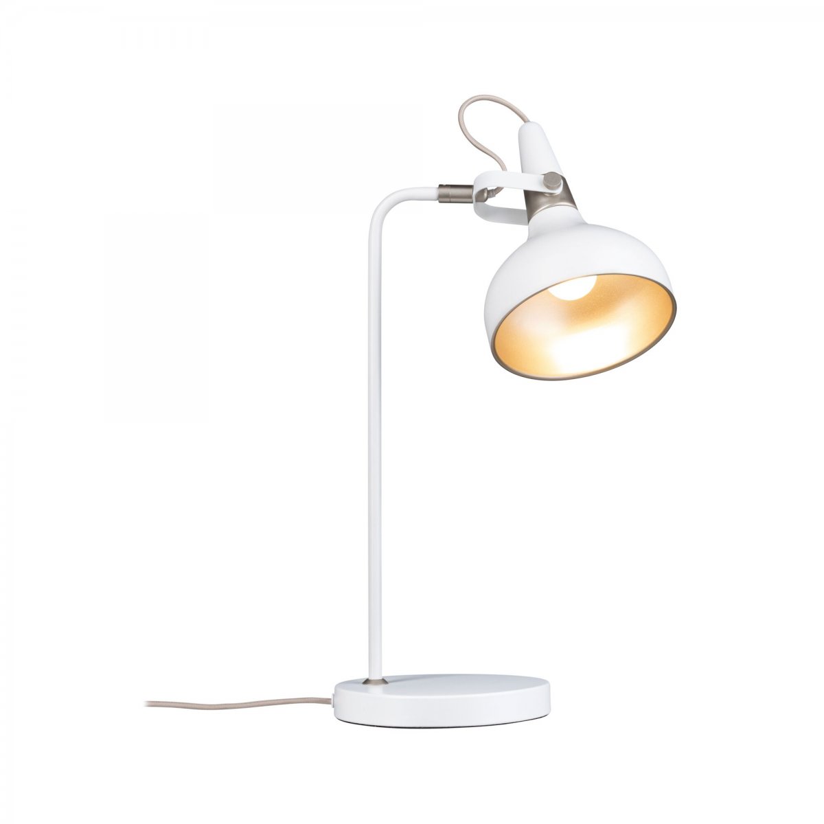 Paulmann 78482 Tischleuchte Neordic Juna Champagner Wei� E14
