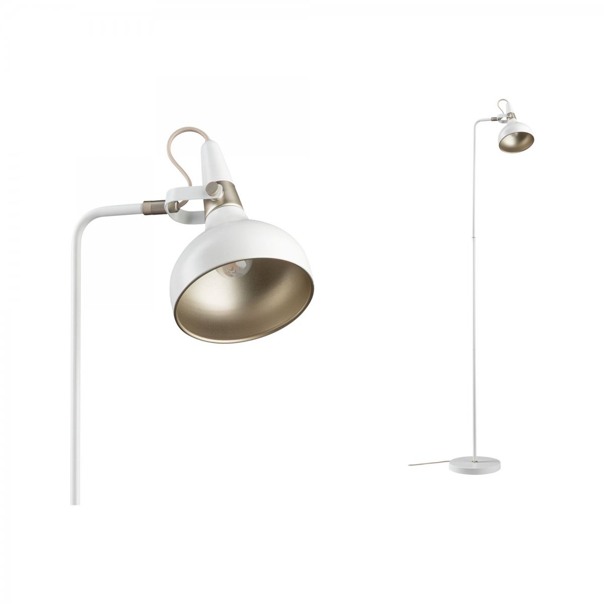 Paulmann 78483 Stehleuchte Neordic Juna Champagner Wei� E14