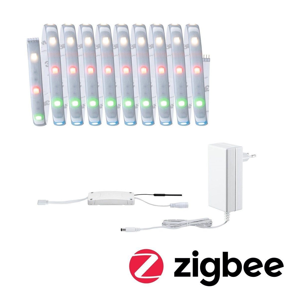 Paulmann 78866 MaxLED 250 Smart Home Zigbee RGBW Basisset beschichtet 3m IP44