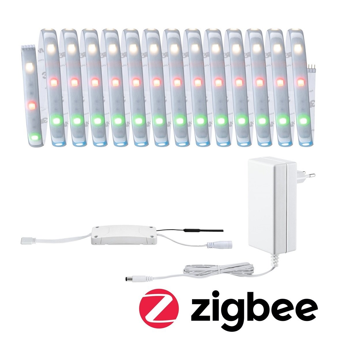 Paulmann 78867 MaxLED 250 Smart Home Zigbee RGBW Basisset beschichtet 5m IP44