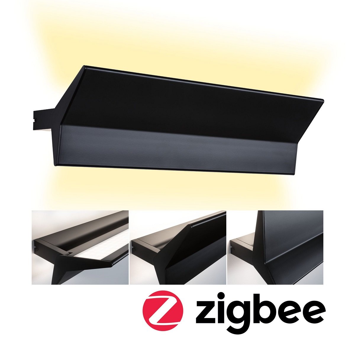 Paulmann 79511 LED Wandleuchte Smart Home Zigbee Stine schwarz 55cm tunable  white --> Leuchten & Lampen online kaufen