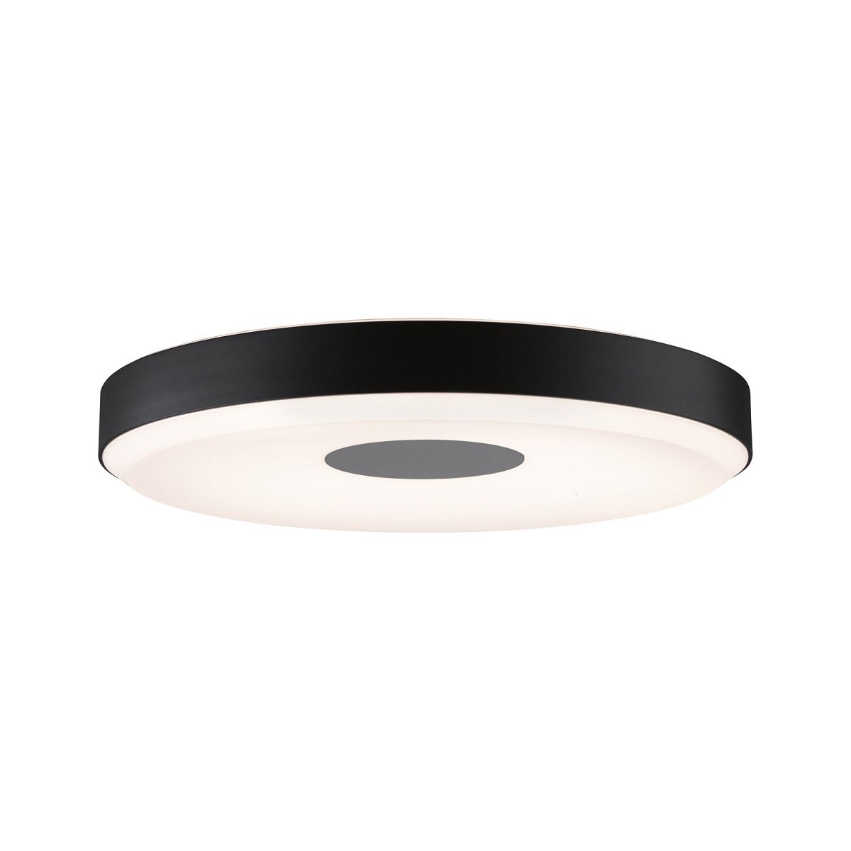 Paulmann 79518 LED Deckenleuchte Puric Pane 400mm 2700K Schwarz Grau dimmbar