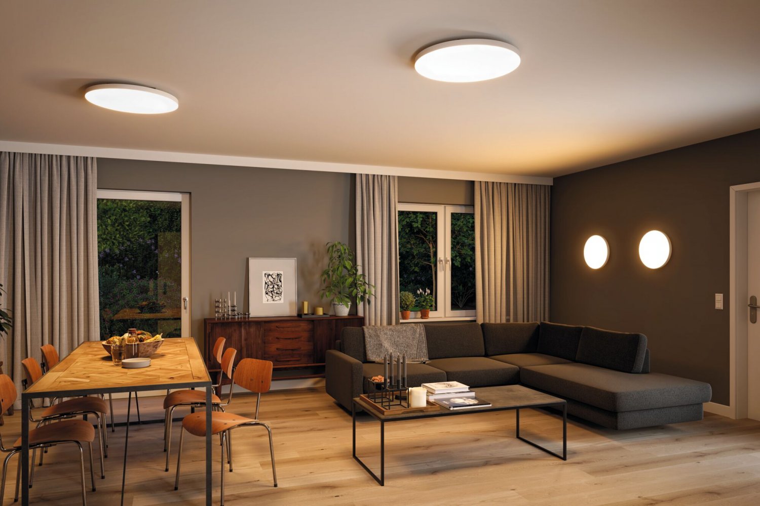» rund kaufen online --> Smart LED Paulmann Lampen Leuchten Panel 400mm 79895 Zigbee Home & White Tunable Velora