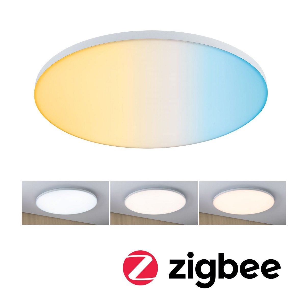 Paulmann 79896 LED Panel  Smart Home Zigbee Velora rund 600mm Tunable White
