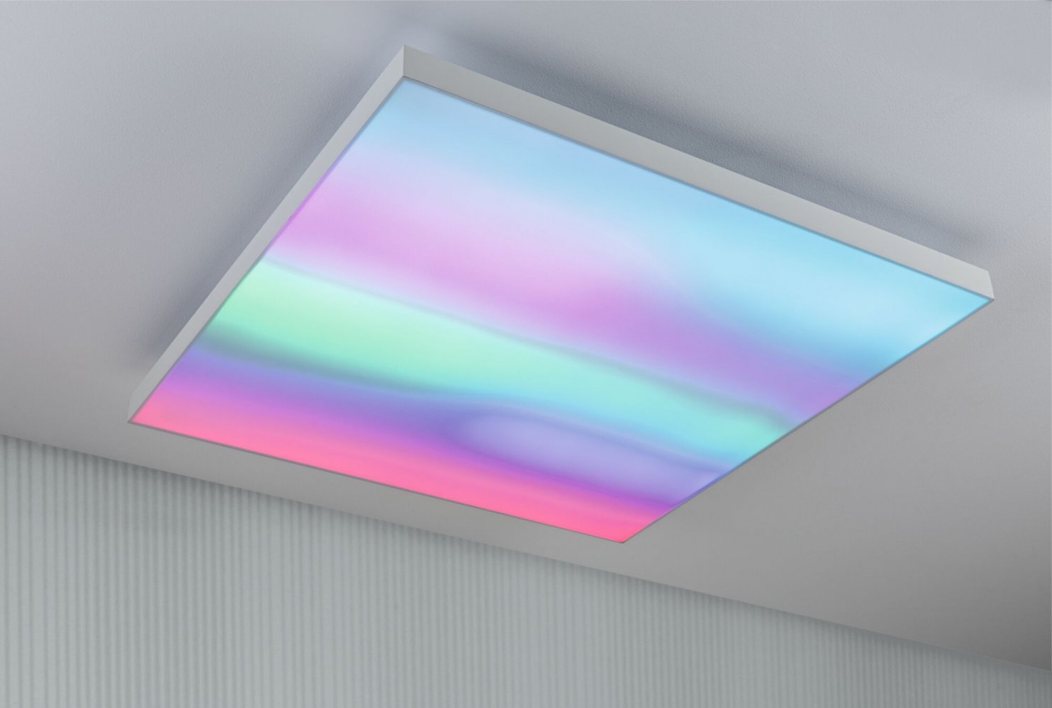 Paulmann 79906 LED Panel Velora Rainbow dynamicRGBW 595x595mm weiß -->  Leuchten & Lampen online kaufen im Shop