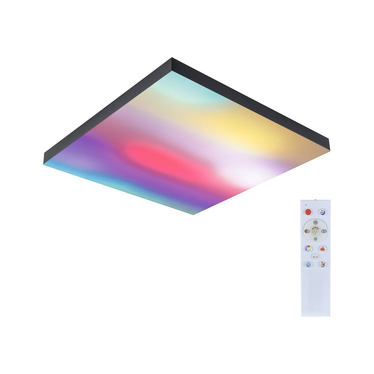 Paulmann 79908 LED Panel Velora Rainbow dynamicRGBW 450x450mm schwarz