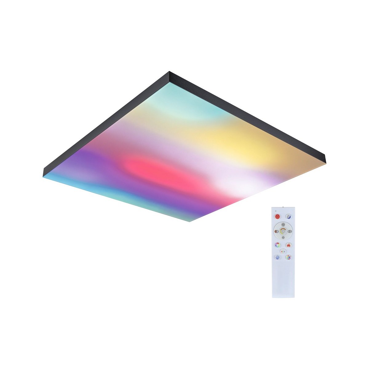 Paulmann 79909 LED Panel Velora Rainbow dynamicRGBW 595x595mm schwarz
