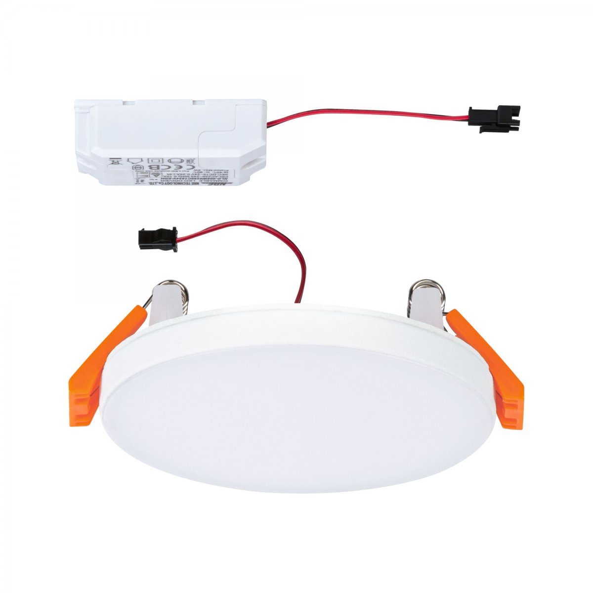 Paulmann 79950 LED Einbaupanel Veluna Edge IP44 90mm 4000K Weiß dimmbar -->  Leuchten & Lampen online kaufen im Shop | Tageslichtlampen