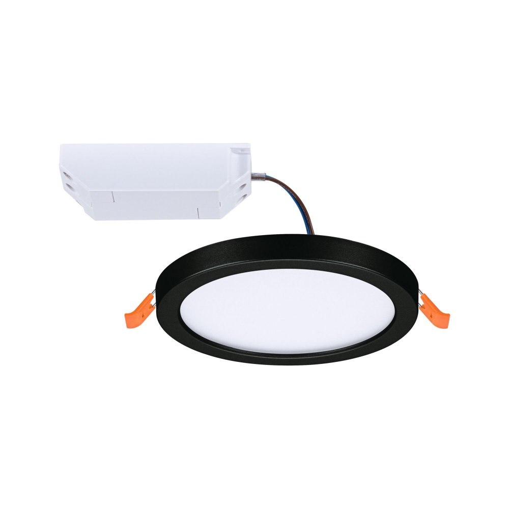 Paulmann 79960 LED Einbaupanel Areo VariFit IP44 rund 118mm Schwarz 3000K  --> Leuchten & Lampen online kaufen im Shop