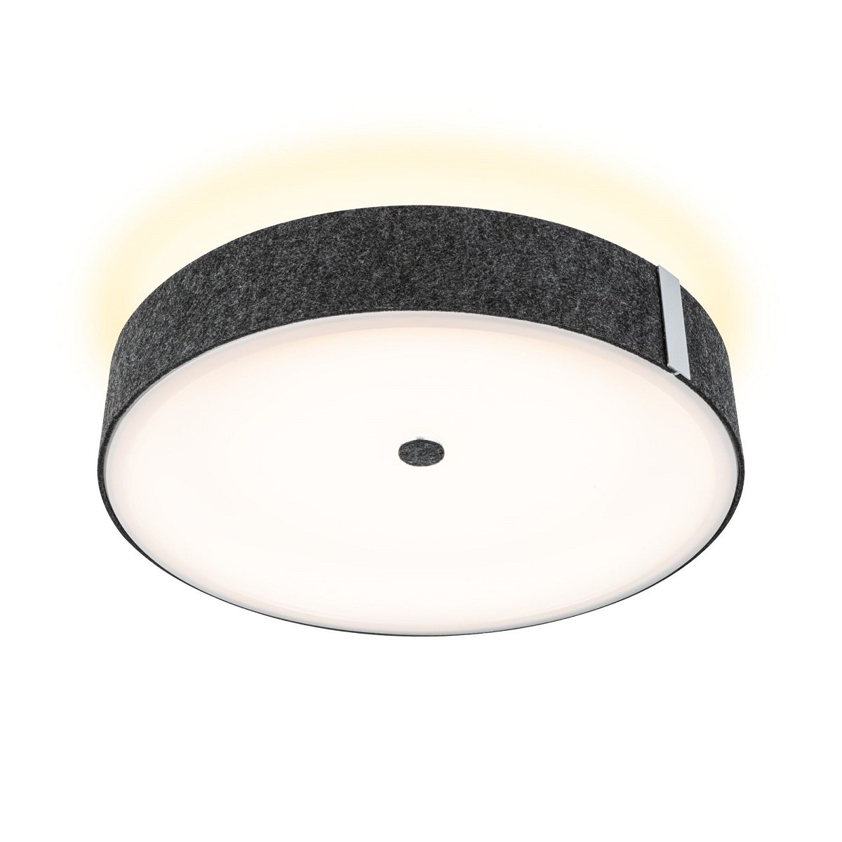 Paulmann 79986 LED Deckenleuchte Malika 3-Step-Dim 2700K 2300lm Filz anthrazit