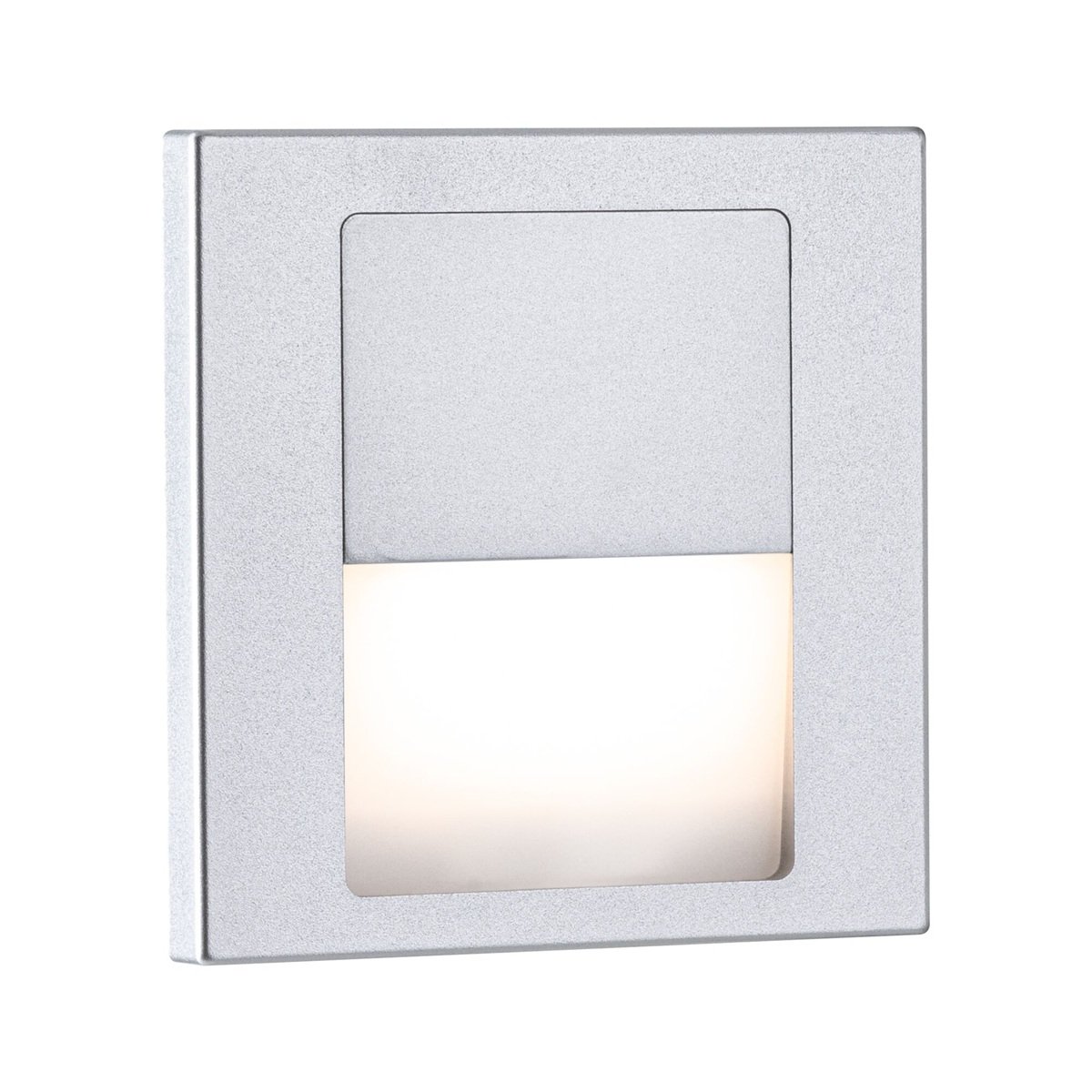 Paulmann 80000 LED Wandeinbauleuchte Tsaro eckig 80x36mm 2700K Chrom matt