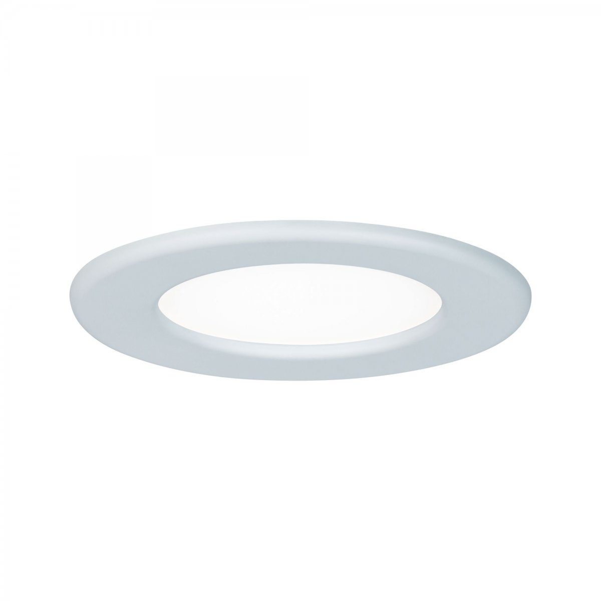 Paulmann 92058 LED Einbaupanel IP44 rund 115mm 6W 390lm 4000K Wei�