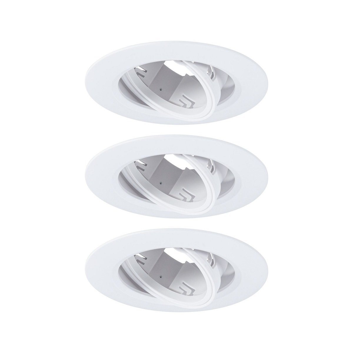 Paulmann 92109 Einbauleuchte rund 90mm 3er-Set Wei� schwenkbar