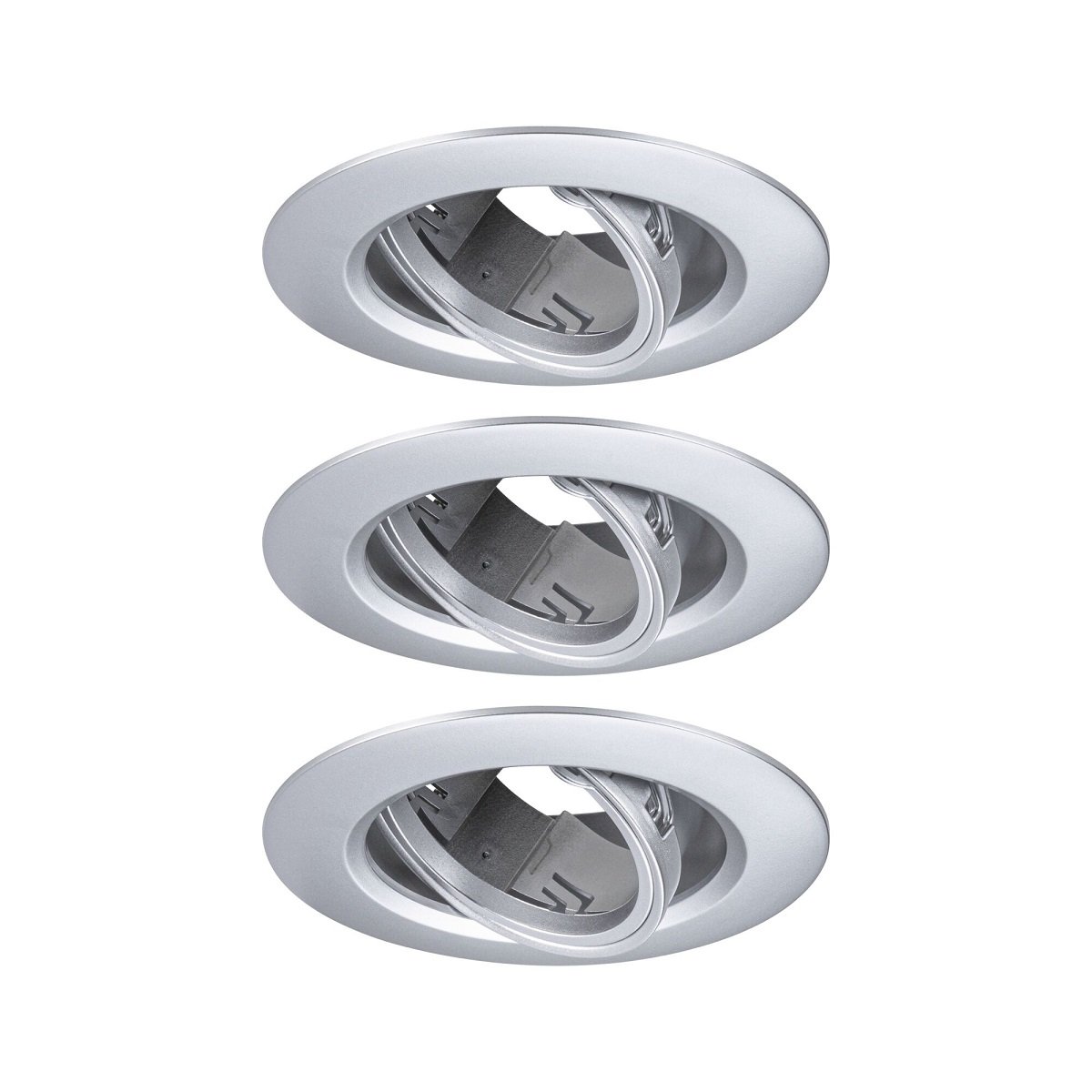 Paulmann 92110 Einbauleuchte rund 90mm 3er-Set Chrom schwenkbar GU10