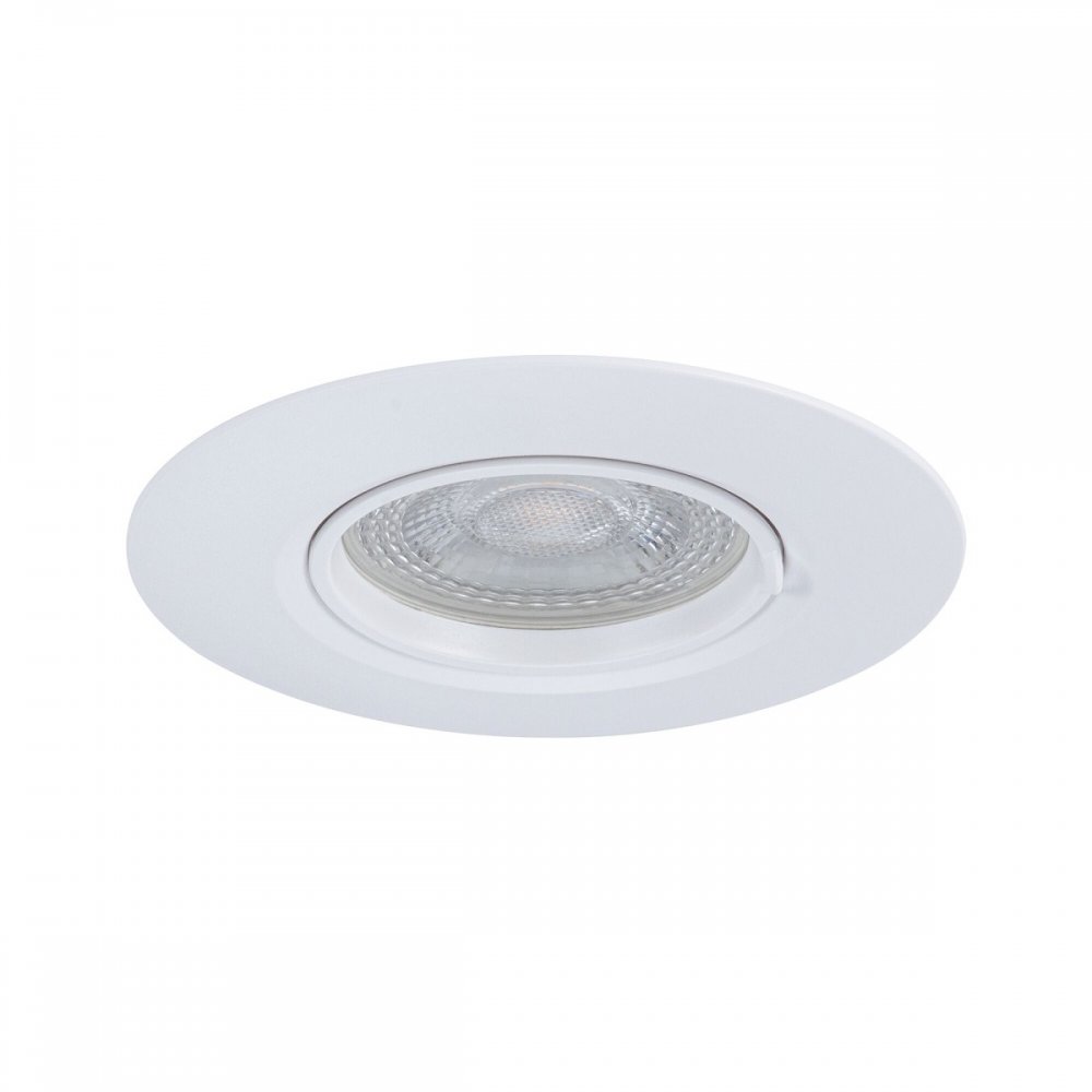 Paulmann 92112 Einbauleuchte rund 90mm 3er-Set Weiß starr  