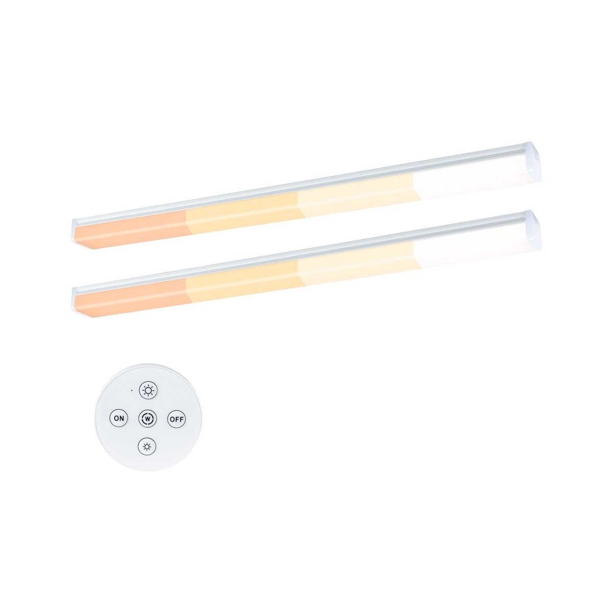 Paulmann 92128 LED Unterschrankleuchte Barreo 2er-Set White Switch dimmbar wei�