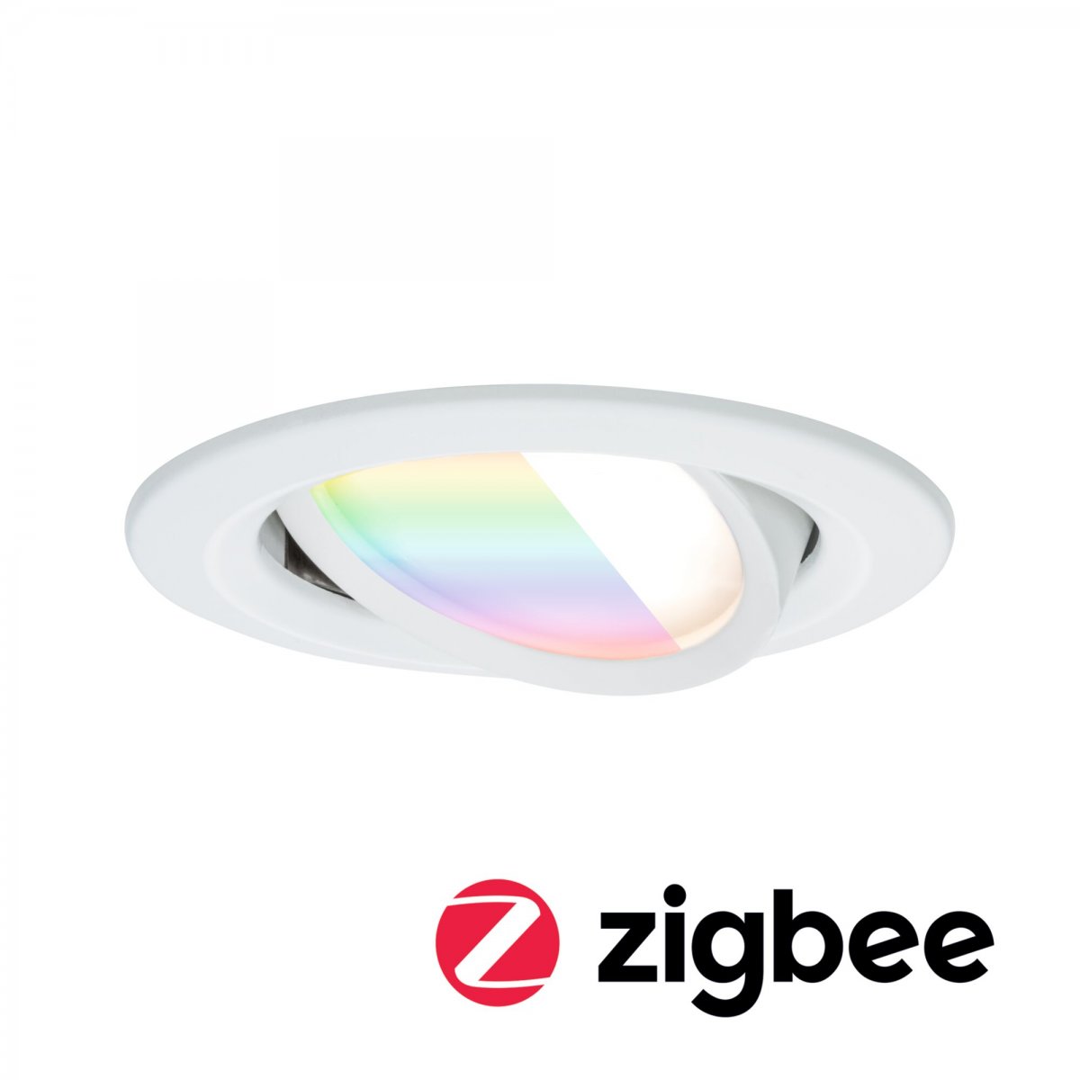 Paulmann 92438 LED Einbauleuchte Nova Coin Zigbee RGBW Wei� matt