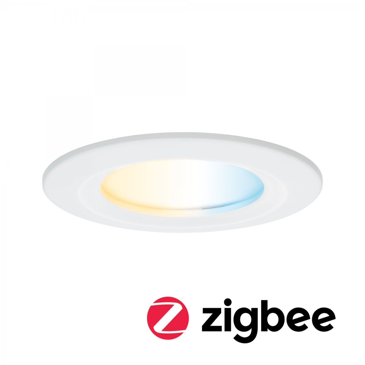 Paulmann 92447 LED Einbauleuchte Nova Coin Zigbee Tunable White Wei� matt IP44