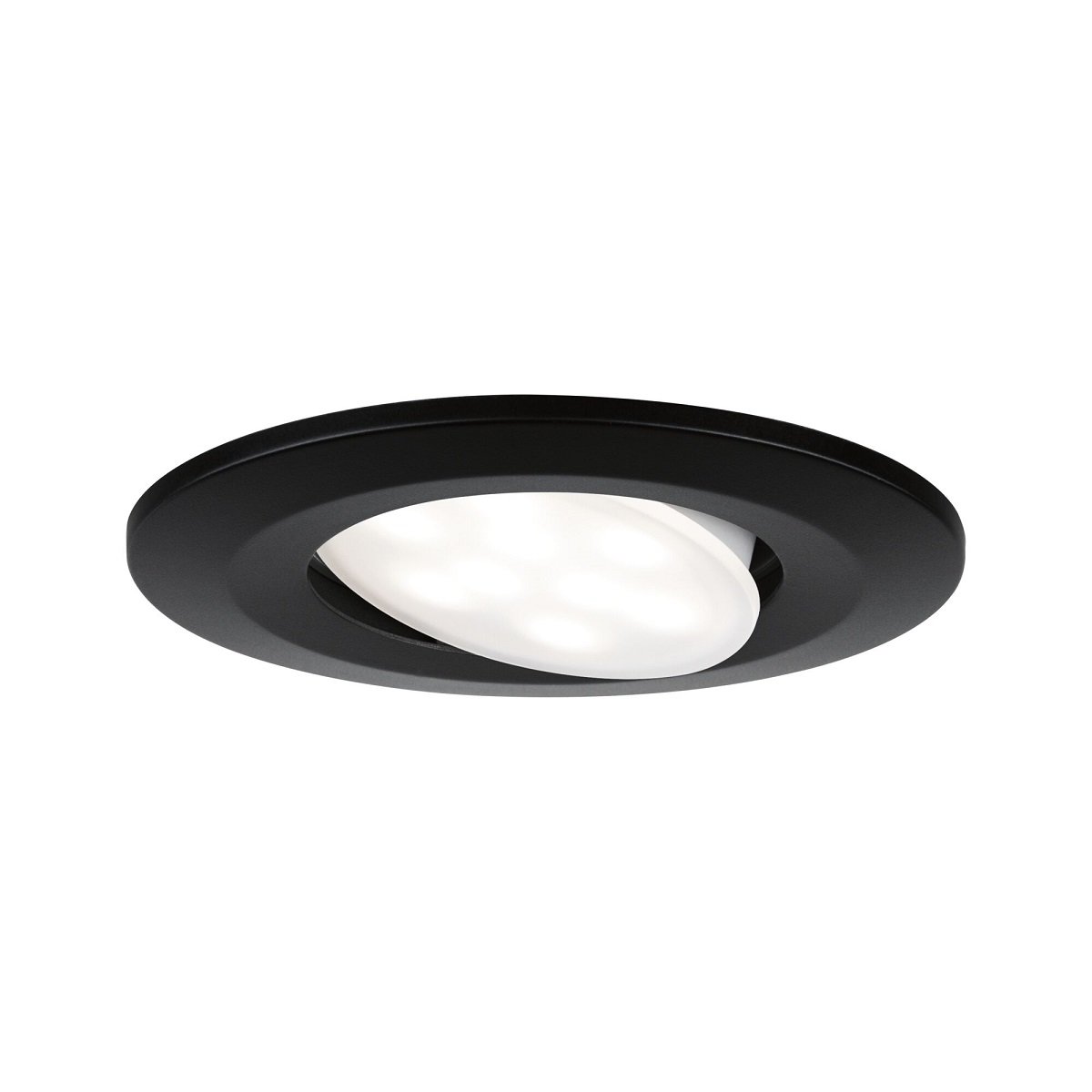 Paulmann 92461 LED Einbauleuchte Calla schwenkbar schwarz IP65