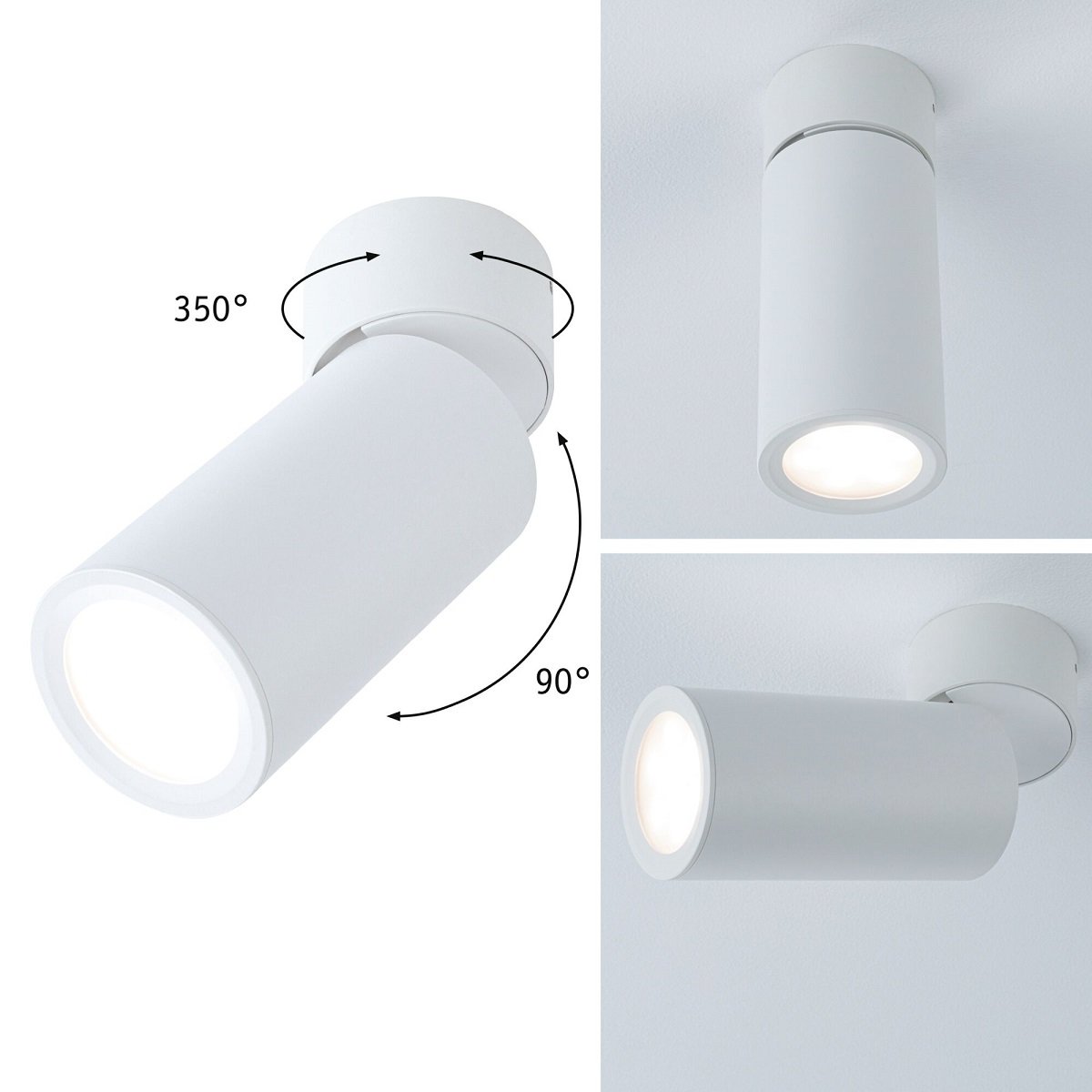 Paulmann 93087 LED Deckenleuchte Turnal rund mm online & Shop im 3-Step-Dim kaufen --> Leuchten weiß 60 Lampen