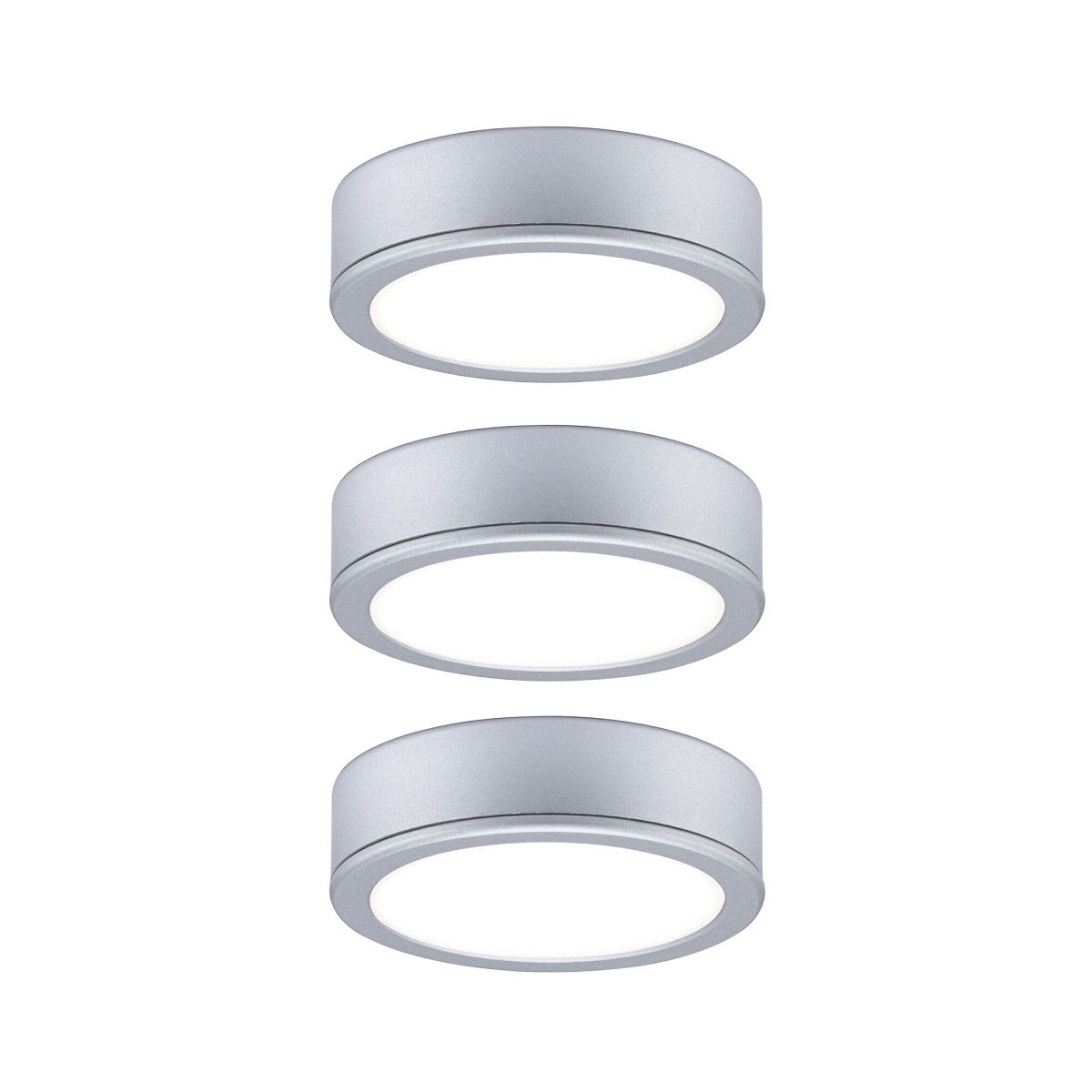 Paulmann 93092 LED Unterschrankleuchte Pukk 65mm 230V rund Chrom matt
