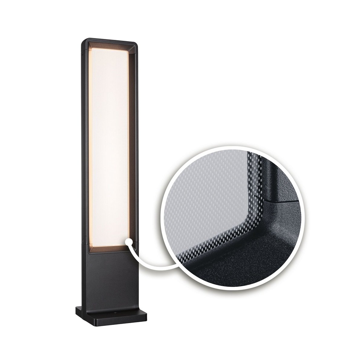 Paulmann 93110 LED Pollerleuchte Reana Anthrazit 3000K IP44