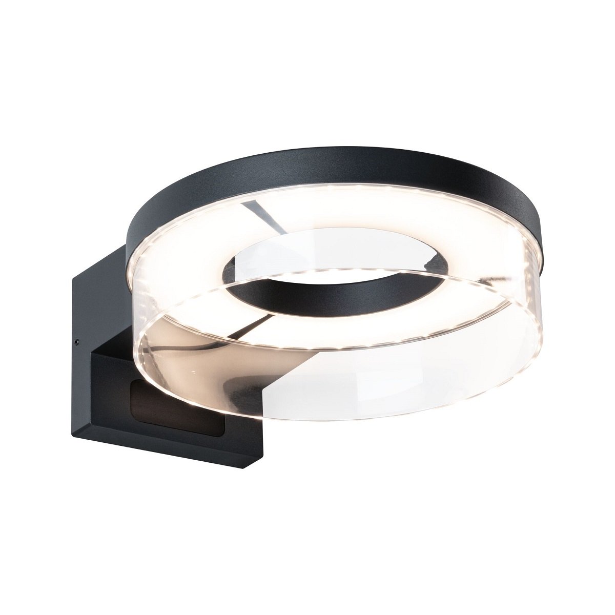 Paulmann 93111 LED Au�enwandleuchte Capea Bewegungsmelder anthrazit 3000K IP44