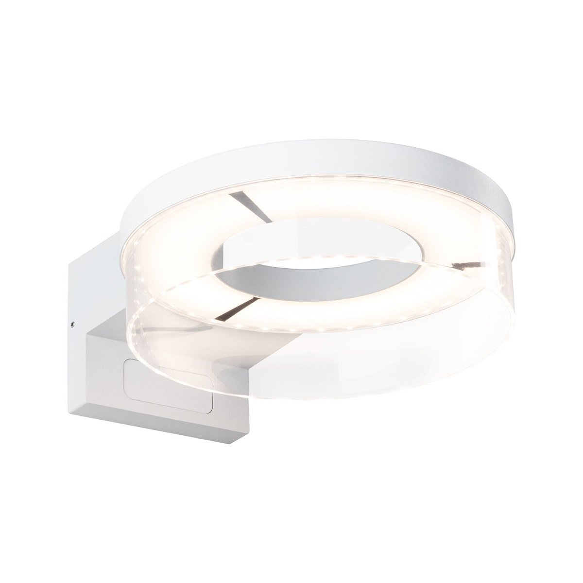 Paulmann 93112 LED Au�enwandleuchte Capea Bewegungsmelder wei� 3000K IP44