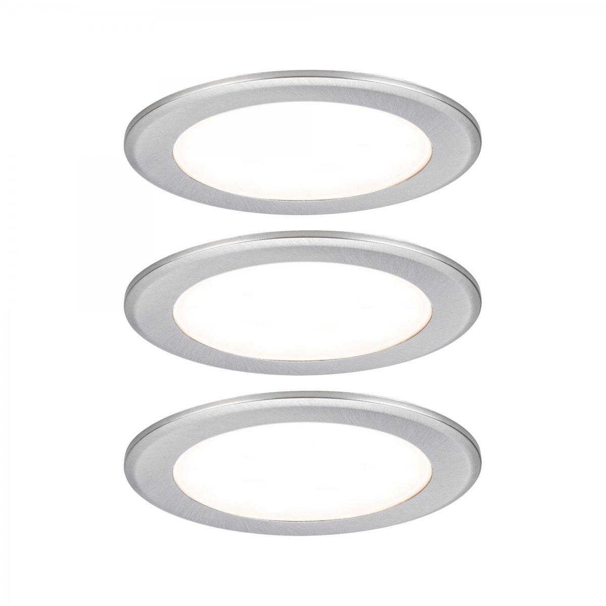 Paulmann 93116 LED M�beleinbauleuchten 3er Set 3000K Eisen