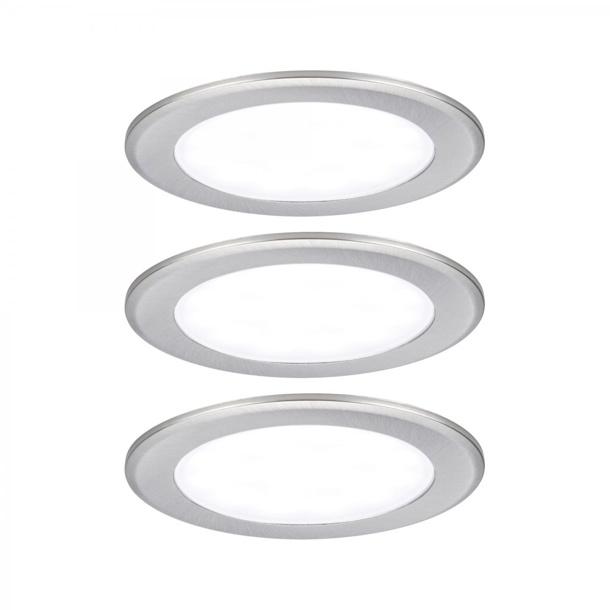 Paulmann 93121 LED M�beleinbauleuchten 3er Set 4000K Eisen