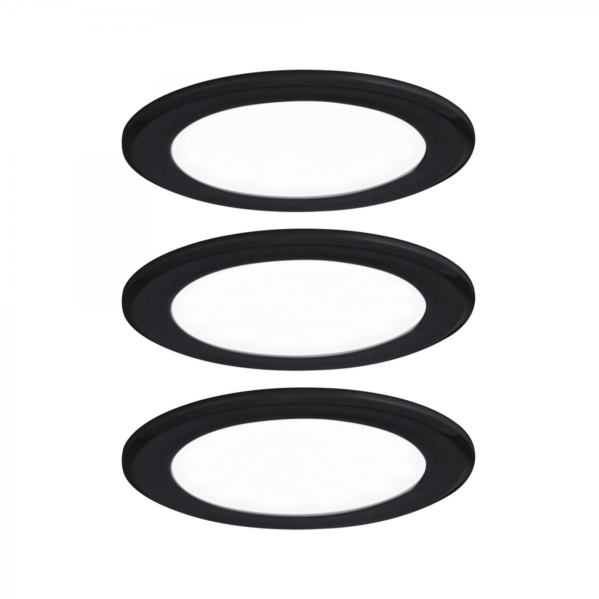 Paulmann 93122 LED M�beleinbauleuchten 3er Set 4000K Schwarz
