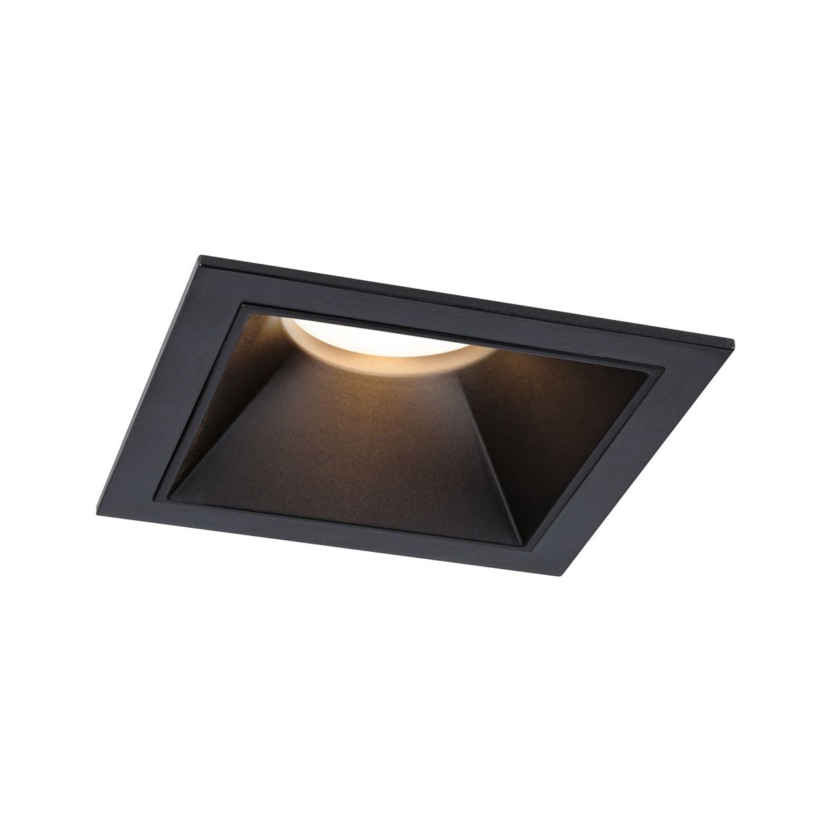 Paulmann 93127 LED Cole Coin Einbauleuchte eckig 2700K Schwarz 3-Step-Dim IP44