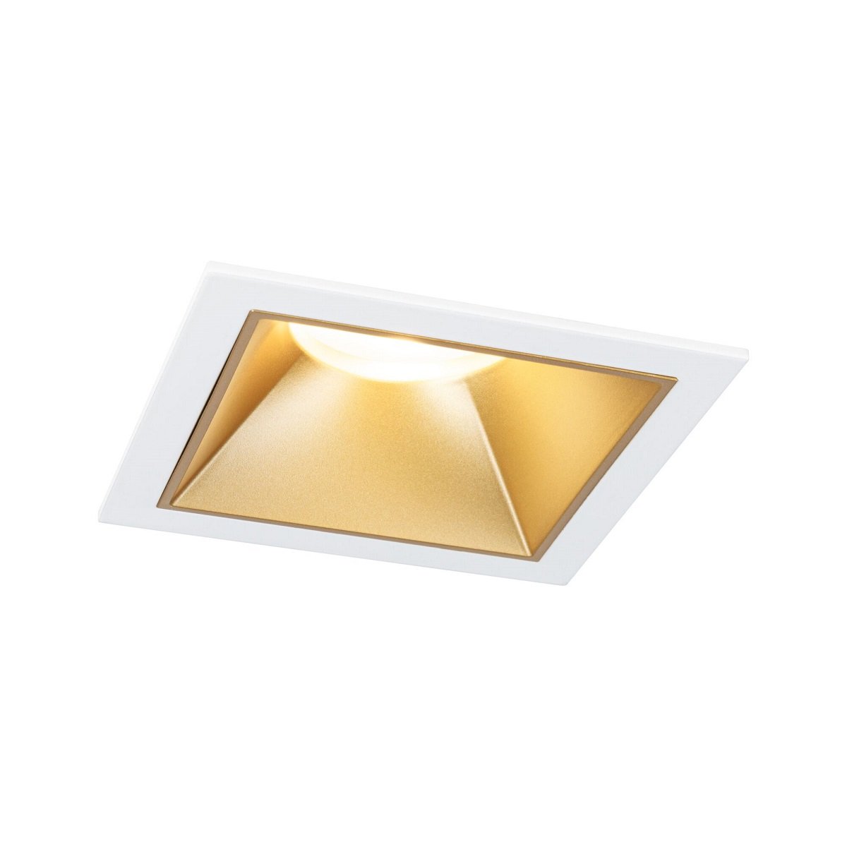 Paulmann 93132 LED Cole Coin Einbauleuchte eckig 2700K Wei� Gold 3-Step-Dim IP44