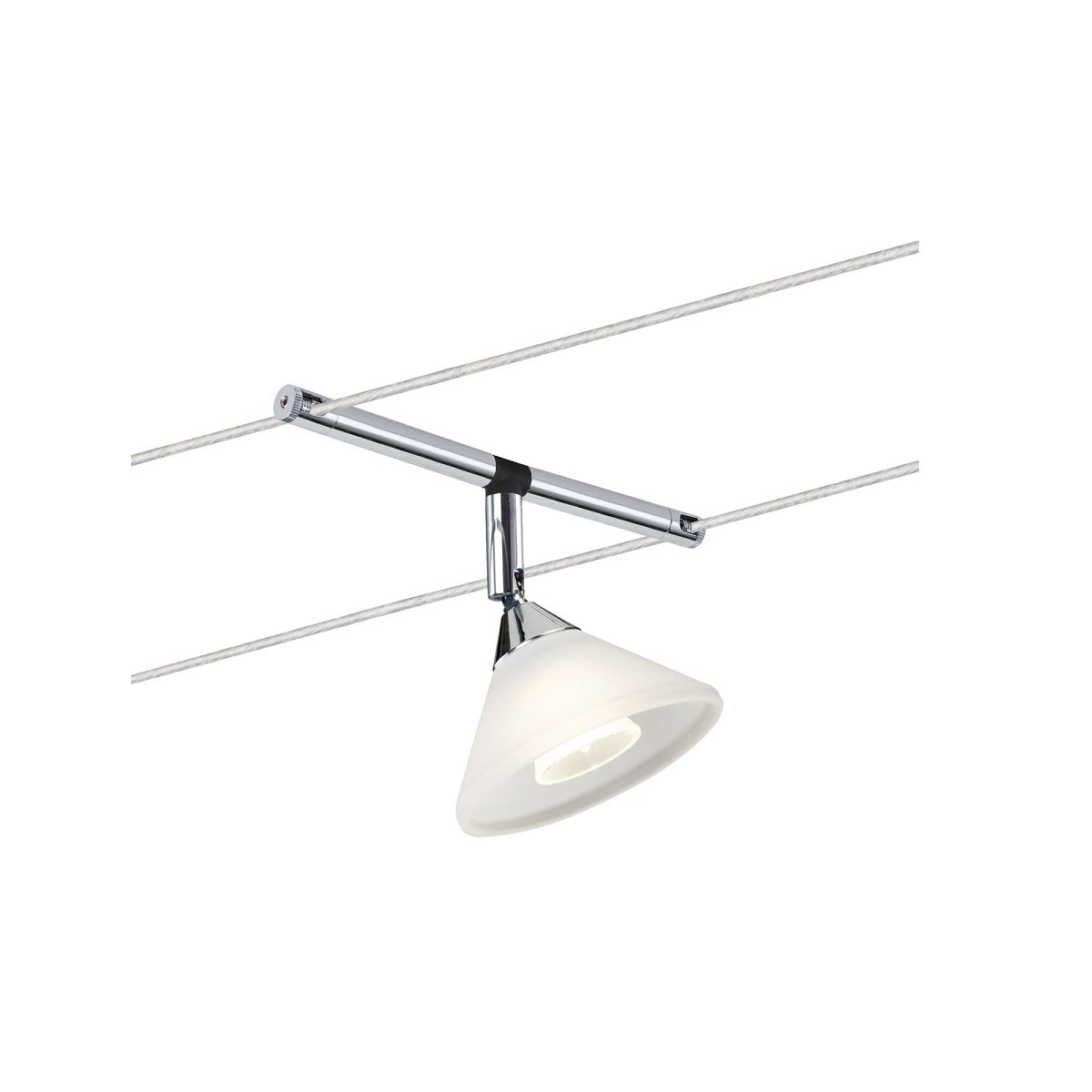 Paulmann 94138 Seilspot Colmar Chrom  Satin ohne Leuchtmittel max. 10W GU4