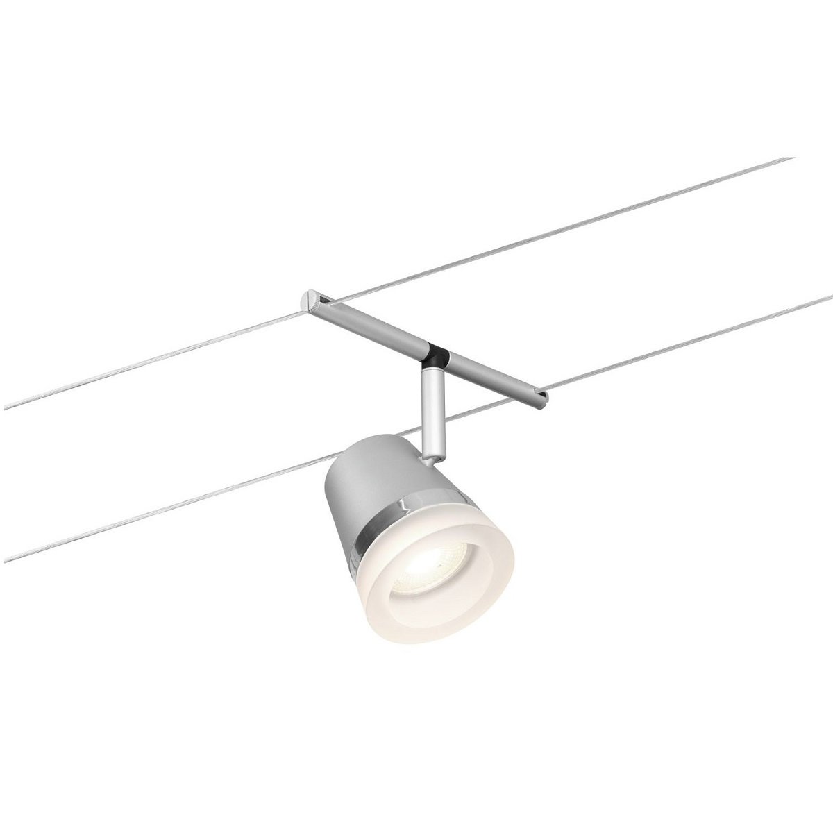 Paulmann 94460 Seilsystem Spot Cone GU5,3 max.10W 12V Chrom matt -->  Leuchten & Lampen online kaufen im Shop | Deckenlampen