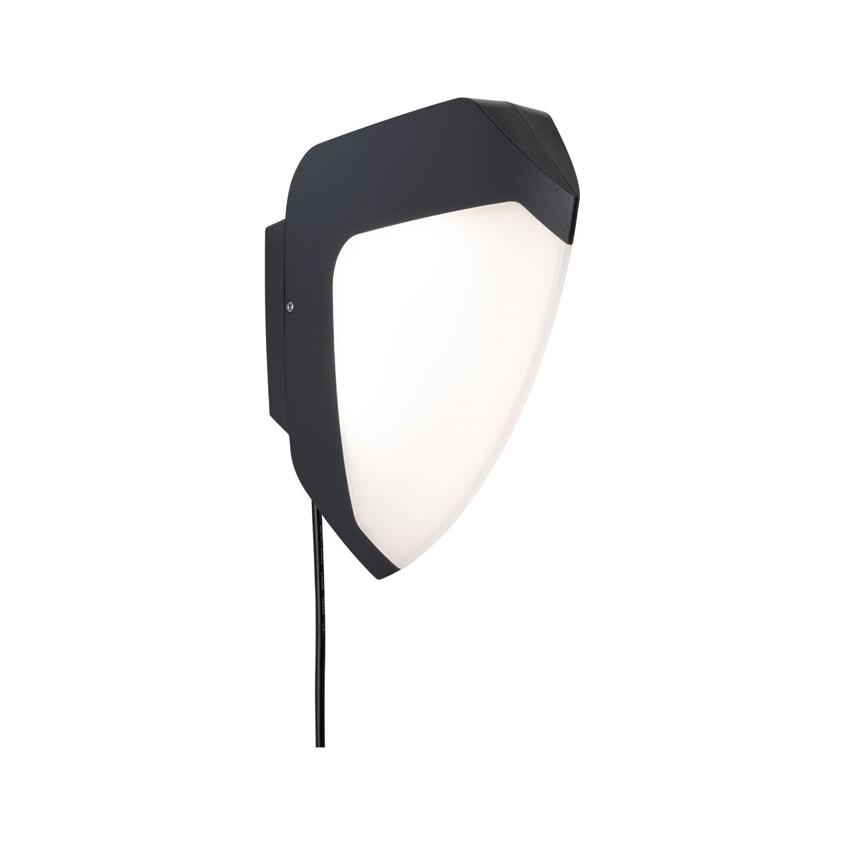 Paulmann 94518 LED Au�enwandleuchte Ikosea mit Bewegungsmelder IP44 3000K
